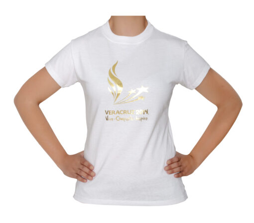 Playera Impresión Metálica